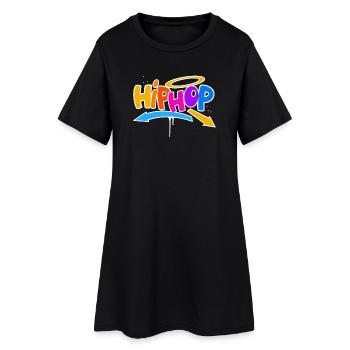 Hip Hop - Robe T-shirt Femme - noir - Devant