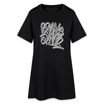 Breakdance Graffiti - Robe T-shirt Femme - noir - Devant