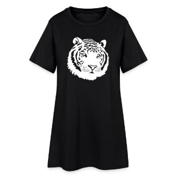 Strong Tiger in the Jungle – Wildcat Design - Women’s T-Shirt Dress - black - Front