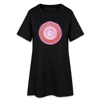 Porte des étoiles Archange Chamuel - Sonja Ariel - Robe T-shirt Femme - noir - Devant