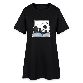 Computer Nerd Programmierer Herren Geschenk - Frauen T-Shirt-Kleid - Schwarz - Vorne