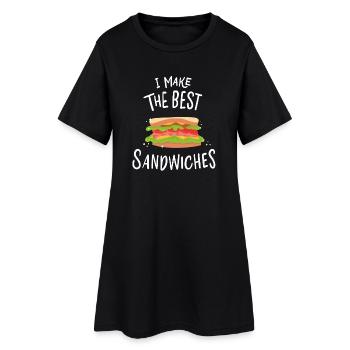 Sandwich maker - Women’s T-Shirt Dress - black - Front