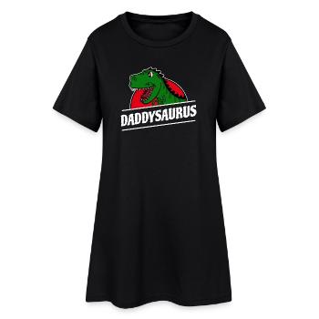 Dad Father's Day Men's Day Happy Dad Father - Women’s T-Shirt Dress - black - Front