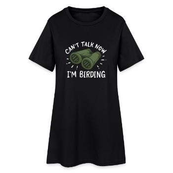 Bird Watching Birdwatchers - Women’s T-Shirt Dress - black - Front