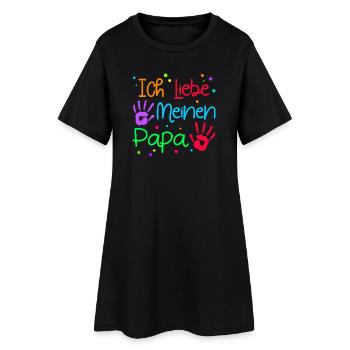 I Love Dad Favorite Dad Father's Day Best Dad - Women’s T-Shirt Dress - black - Front