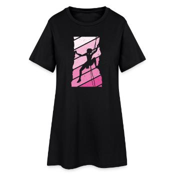 Climber Climbing - Women’s T-Shirt Dress - black - Front