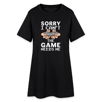 Gamer gaming - Women’s T-Shirt Dress - black - Front