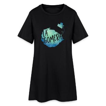 La Gomera - Women’s T-Shirt Dress - black - Front