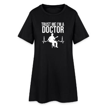 Trust me i’m a Doctor. Guitares acoustiques - Robe T-shirt Femme - noir - Devant