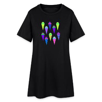 Sac à sucre kita pré-école Début de l’école - Robe T-shirt Femme - noir - Devant