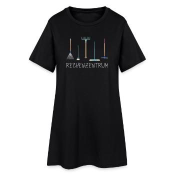 Rechenzentrum Gärtner Gärtnerei Garten Gießkanne - Frauen T-Shirt-Kleid - Schwarz - Vorne