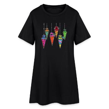 Sac de l’école sac à sucre scolaire Début de l’école - Robe T-shirt Femme - noir - Devant