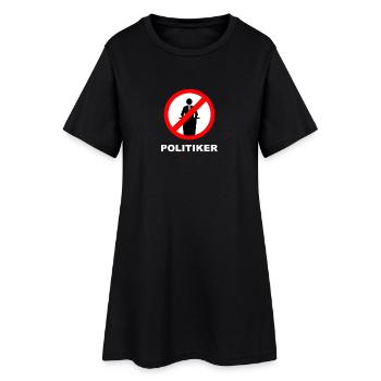 Aucun politicien politique Proteste contre la corruption Stateme - Robe T-shirt Femme - noir - Devant