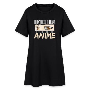 anime - Women’s T-Shirt Dress - black - Front