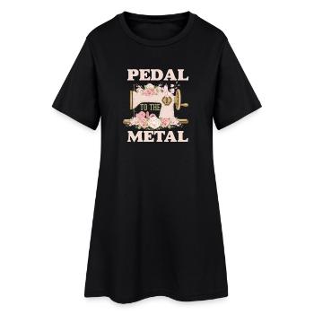 Couture - Robe T-shirt Femme - noir - Devant