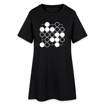 Go Brettspiel - Robe T-shirt Femme - noir - Devant