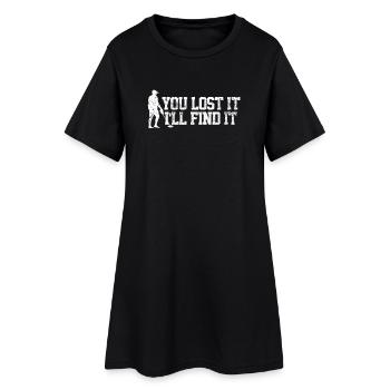 Détection des métaux - Robe T-shirt Femme - noir - Devant