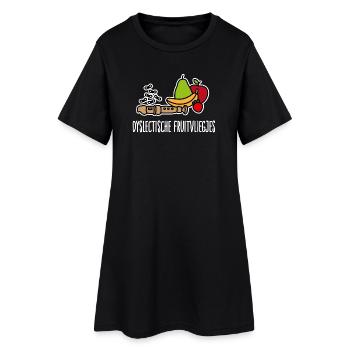 Le fruit dyslexique vole l’enregistreur de dyslexie - Robe T-shirt Femme - noir - Devant
