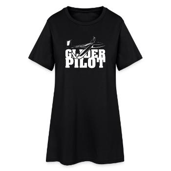 Pilote de planeur symbole amis équipe planeur volant - Robe T-shirt Femme - noir - Devant