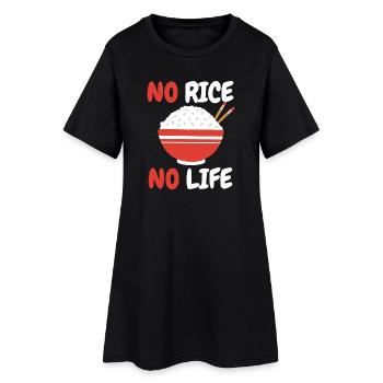 Riz Philippines Philippines asiatiques - Robe T-shirt Femme - noir - Devant