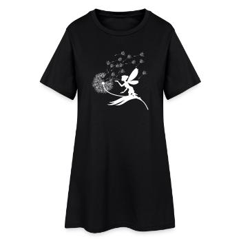 Vent de Fée et Poussière de Pissenlit - Robe T-shirt Femme - noir - Devant
