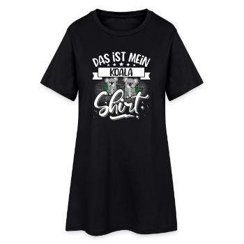 Das Ist Mein Koala Shirt - Frauen T-Shirt-Kleid - Schwarz - Vorne