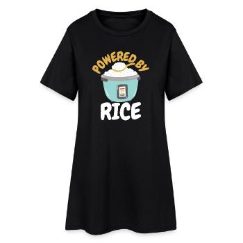 Riz philippine asiatique - Robe T-shirt Femme - noir - Devant