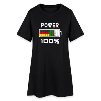 Germany and Algeria Power 100% - Women’s T-Shirt Dress - black - Front