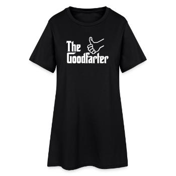 The good farter Vater furzt Papa Vati Vatertag - Frauen T-Shirt-Kleid - Schwarz - Vorne