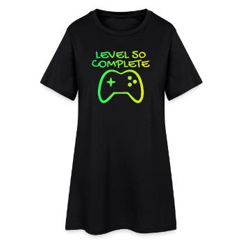 50th Birthday Level 50 Complete - Women’s T-Shirt Dress - black - Front