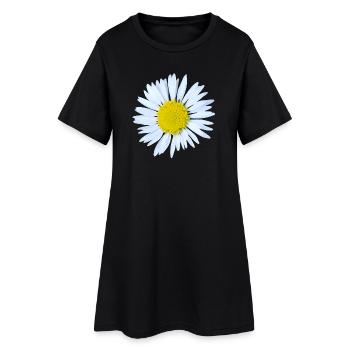 Daisy - Women’s T-Shirt Dress - black - Front