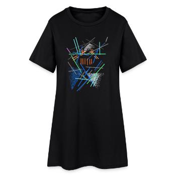 Architecture Pattern - Abstract - Women’s T-Shirt Dress - black - Front