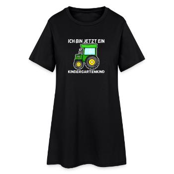 Kindergarten Kindergartenkind - Frauen T-Shirt-Kleid - Schwarz - Vorne
