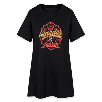26. Geburtstag - Frauen T-Shirt-Kleid - Schwarz - Vorne