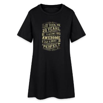 29 ans - Robe T-shirt Femme - noir - Devant
