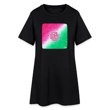 Herz-Chakra-Heilung - Sonja Ariel von Staden - Frauen T-Shirt-Kleid - Schwarz - Vorne