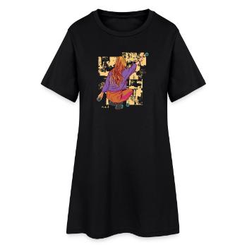 Le joueur de boule lance une tenue de boule de boule pour les boules - Robe T-shirt Femme - noir - Devant