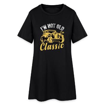 Lustiges Autoangebot für Autoliebhaber im nicht alten im Unterricht - Frauen T-Shirt-Kleid - Schwarz - Vorne
