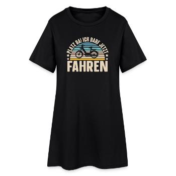 Mofa Führerschein Bestanden Geschenk - Frauen T-Shirt-Kleid - Schwarz - Vorne