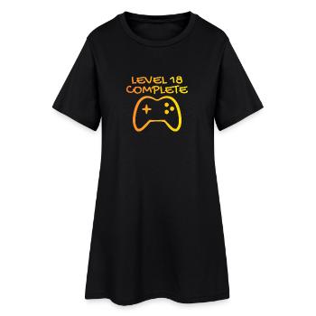 18ème anniversaire - Gamer 18 - 18 ans Cadeau - Robe T-shirt Femme - noir - Devant