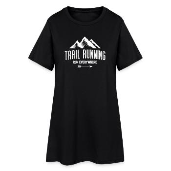 Trail Running – Run Everywhere - Women’s T-Shirt Dress - black - Front