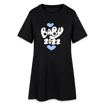 Bébé 2022 - Robe T-shirt Femme - noir - Devant
