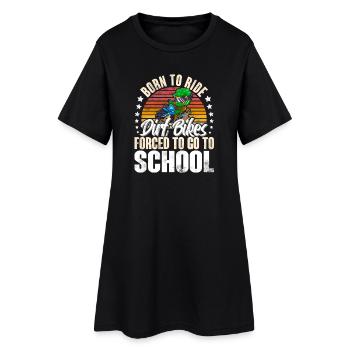 Motocross - Robe T-shirt Femme - noir - Devant