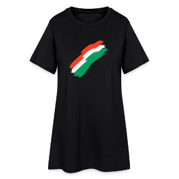 Couleurs du drapeau d’Oman - Robe T-shirt Femme - noir - Devant