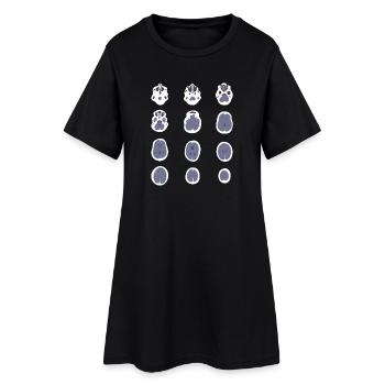 Image of MRI Scanner Gift Manip Radio Radiology - Women’s T-Shirt Dress - black - Front