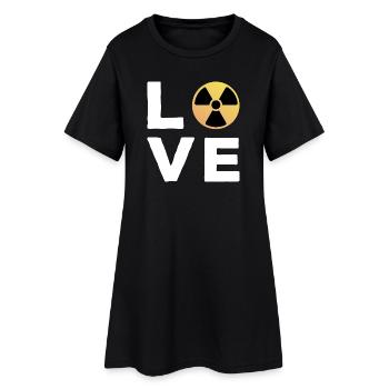 Love Cadeau Manip radio Radiologue Radiologie - Robe T-shirt Femme - noir - Devant