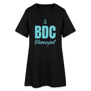 BDC - Brafougne de Camargue - Kite Homespot - Robe T-shirt Femme - noir - Devant