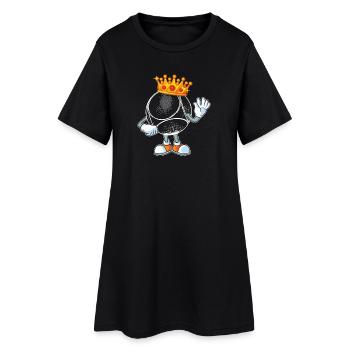 Tenue Boule King pour les joueurs de boules pour les boules - Robe T-shirt Femme - noir - Devant