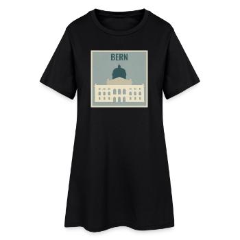 Bern - Robe T-shirt Femme - noir - Devant