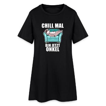 Neffe Onkel Geschenk - Frauen T-Shirt-Kleid - Schwarz - Vorne